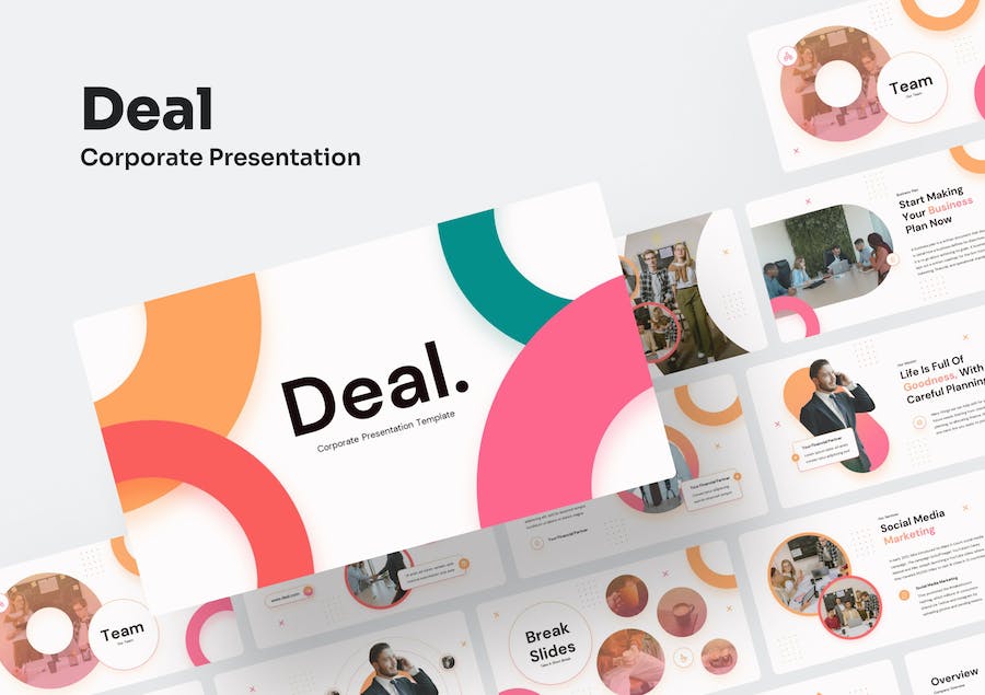 商务交易企业合作洽谈方案PPT模板 - PPT派