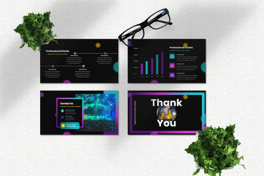 新年策划方案年度目标制定PPT模板 - PPT派