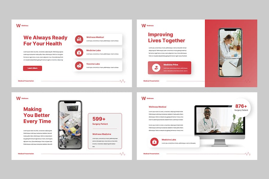 健康医疗保健知识宣传PPT模板 - PPT派