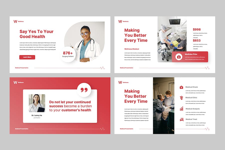 健康医疗保健知识宣传PPT模板 - PPT派