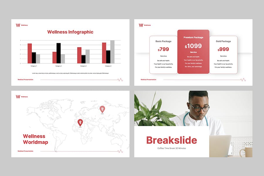 健康医疗保健知识宣传PPT模板 - PPT派