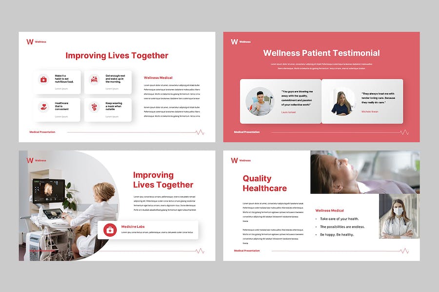 健康医疗保健知识宣传PPT模板 - PPT派