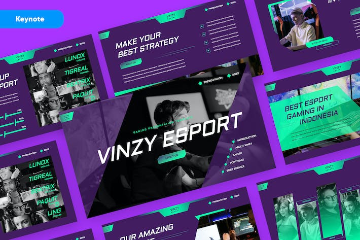 电竞游戏赛事策划运营方案Keynote模板 - PPT派