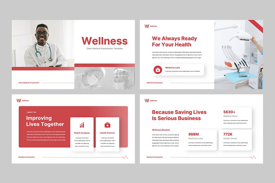 健康医疗保健知识宣传PPT模板 - PPT派