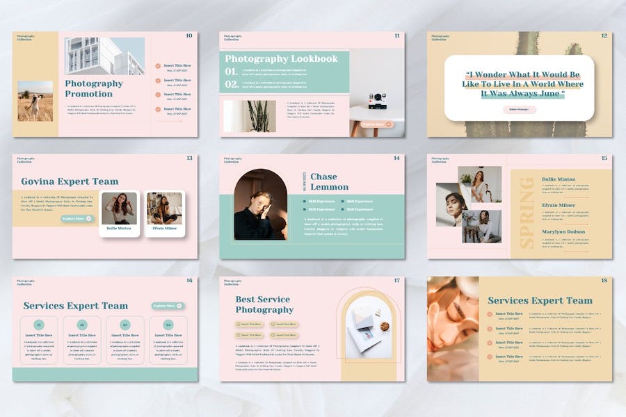 摄影讲述展示方案应用推介Keynote模板 - PPT派