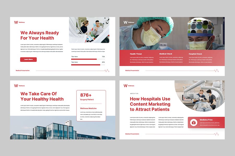 健康医疗保健知识宣传PPT模板 - PPT派