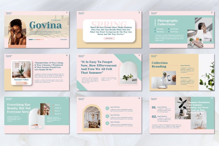 摄影讲述展示方案应用推介Keynote模板 - PPT派