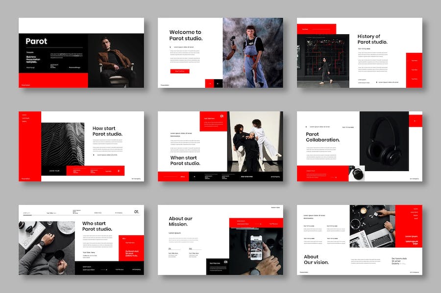 商务融资计划书投资路演方案Keynote模板 - PPT派