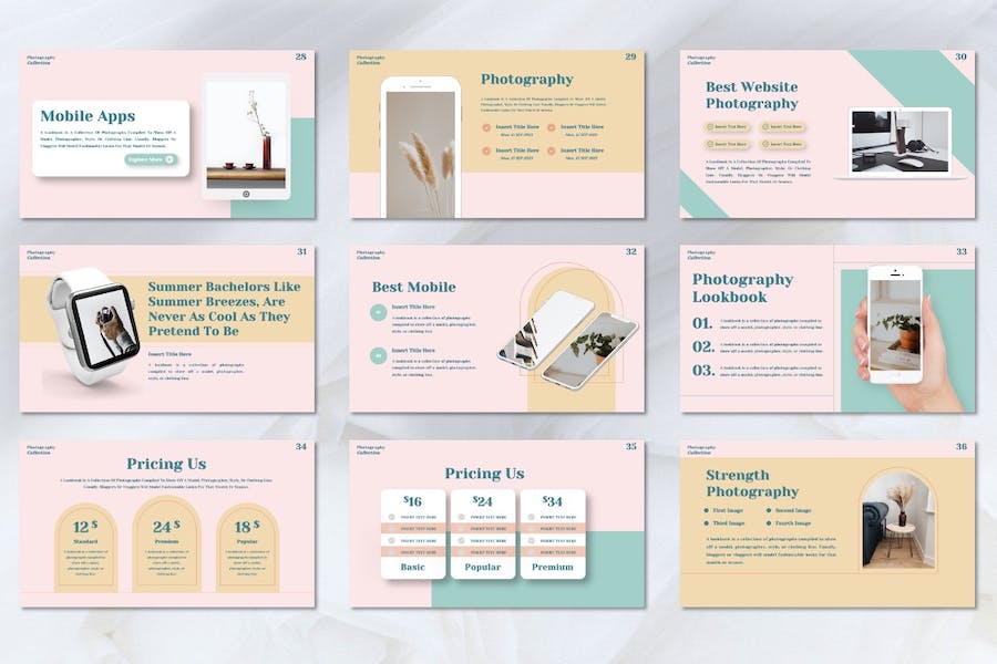 摄影讲述展示方案应用推介Keynote模板 - PPT派