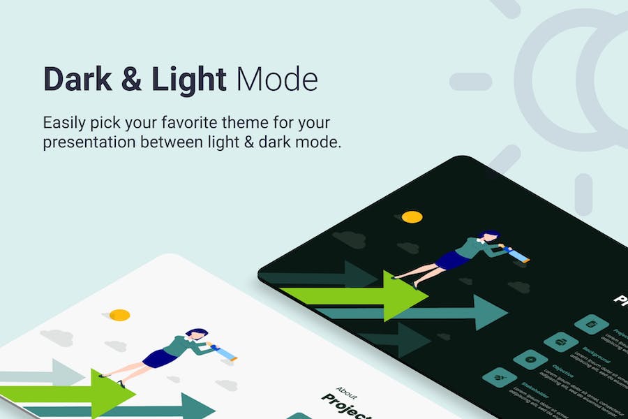 蓝色项目管理流程演示汇报PPT模板 - PPT派