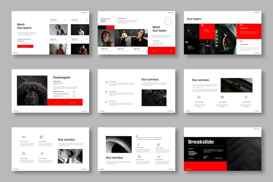 商务融资计划书投资路演方案Keynote模板 - PPT派