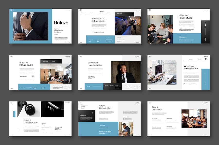 商务领域主题演讲Keynote模板 - PPT派