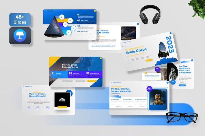 企业公司讲述展示方案推介Keynote模板 - PPT派