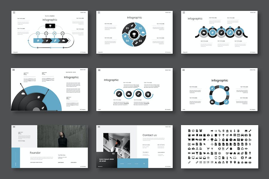 商务领域主题演讲Keynote模板 - PPT派