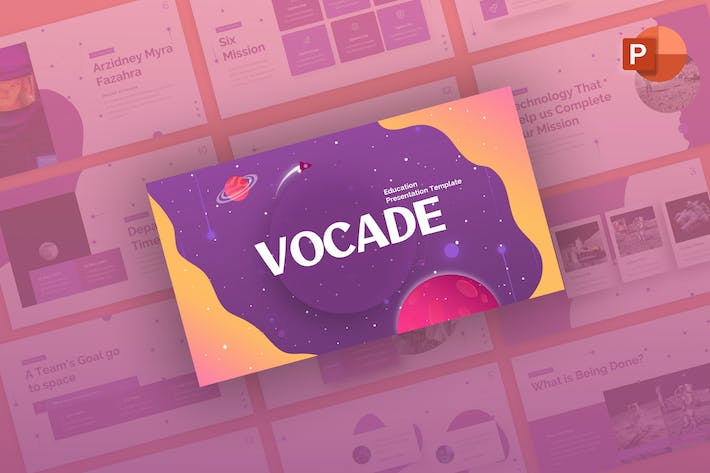 Vocade-教育-创意-幻灯片-模板- PPT派