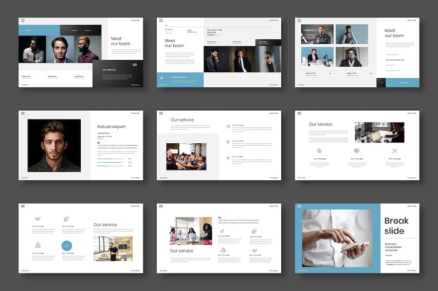 商务领域主题演讲Keynote模板 - PPT派