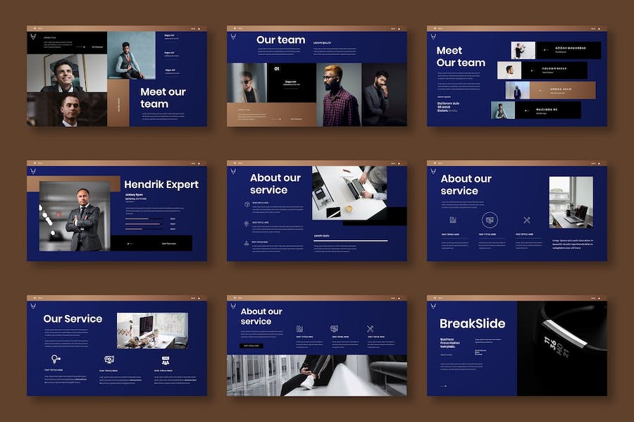 商业品牌创意展示方案PPT模板 - PPT派