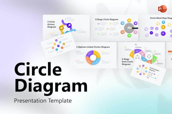 圆圈图-PowerPoint-模板 - PPT派