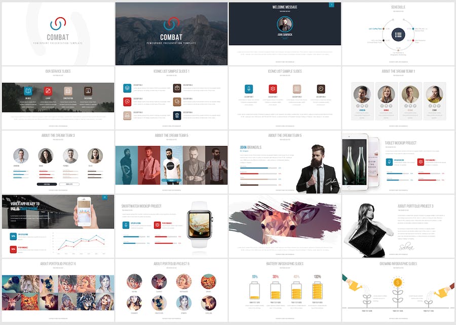 创意商业竞争方案融资PPT模板 - PPT派