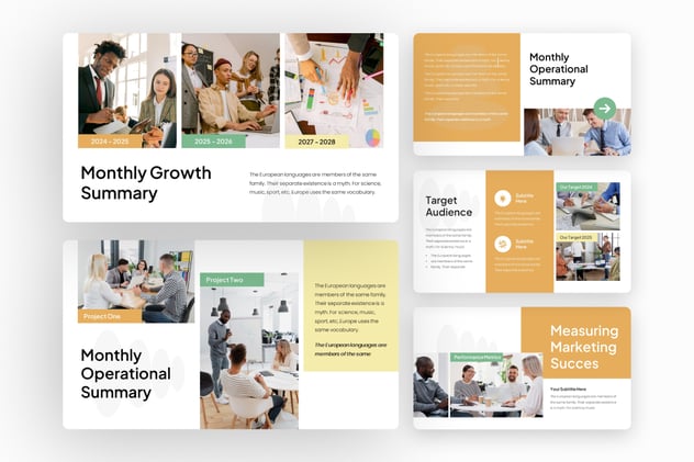 月度财务报告总结展示Keynote模板 - PPT派