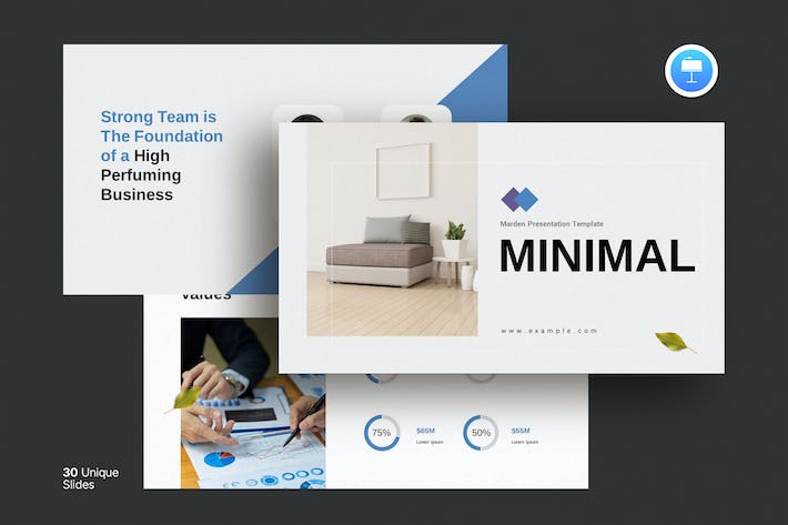 极简商务演讲方案Keynote模板 - PPT派