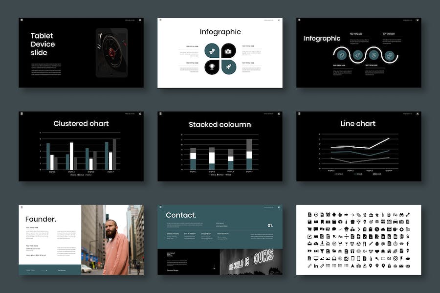 商业融资计划演讲方案PPT模板 - PPT派
