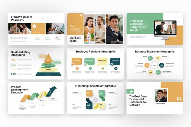 月度财务报告总结展示Keynote模板 - PPT派