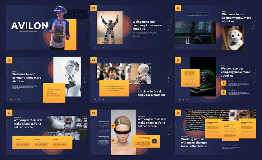 人工智能技术创新应用展示PPT模板 - PPT派