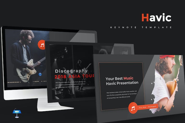 影视媒体创意展示推介Keynote模板 - PPT派