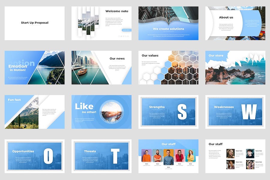初创企业现代商业计划书动画PPT模板 - PPT派