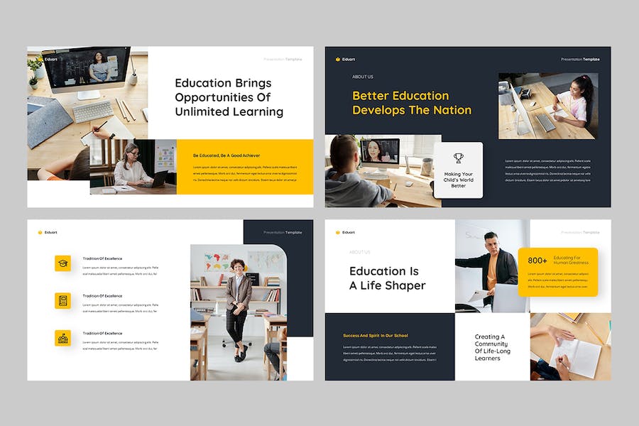 教育课程讲述展示方案Keynote模板 - PPT派