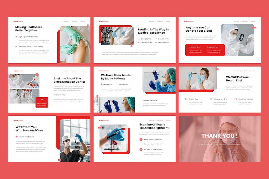 医疗捐献募捐推广宣传PPT模板 - PPT派