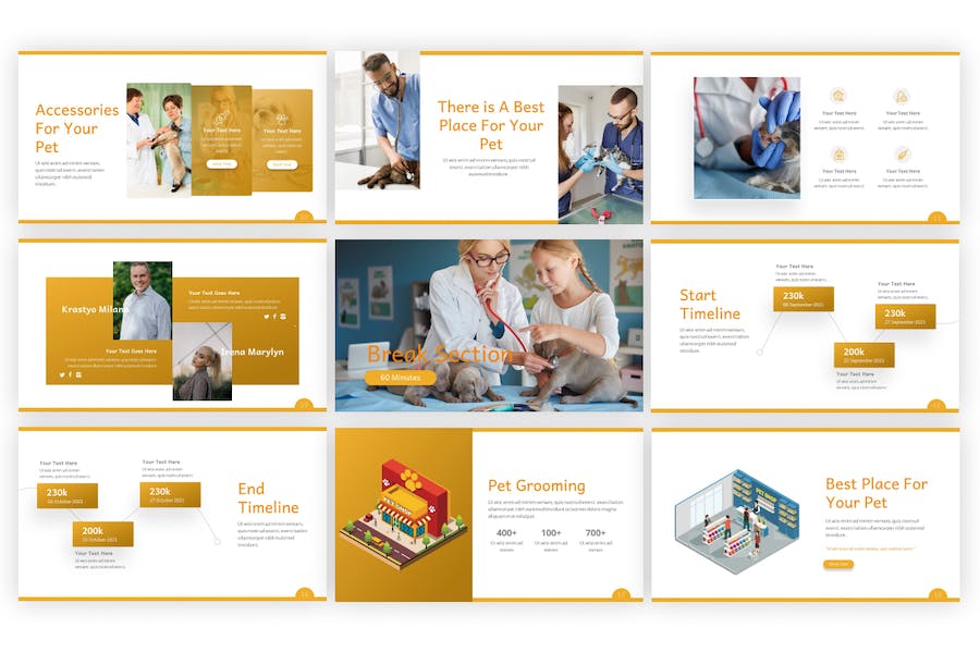 Vetlia-veterinary-and-petshop-keynote-template - PPT派