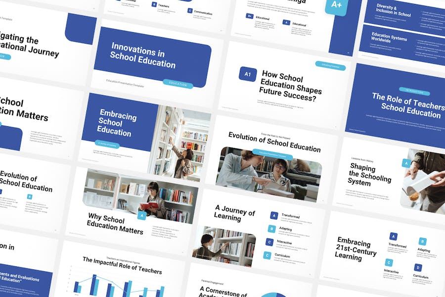 学校教育奖学金方案制度建设PPT模板 - PPT派