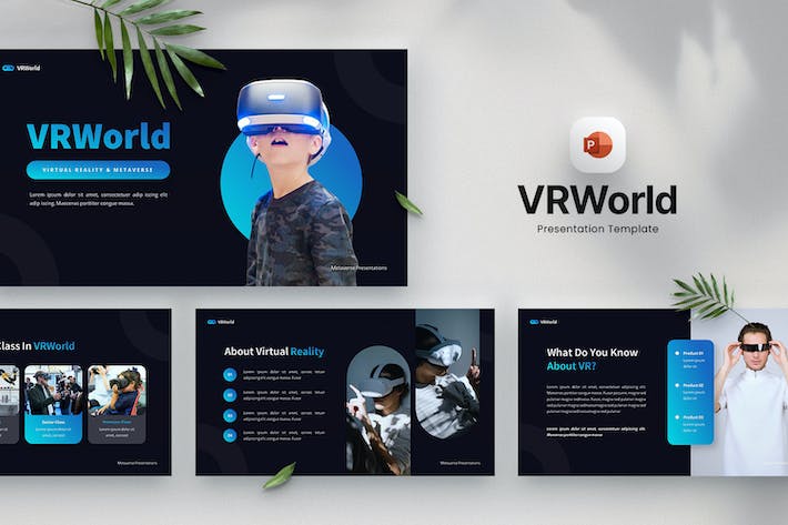 VRWorld-虚拟现实-PowerPoint-模板 - PPT派