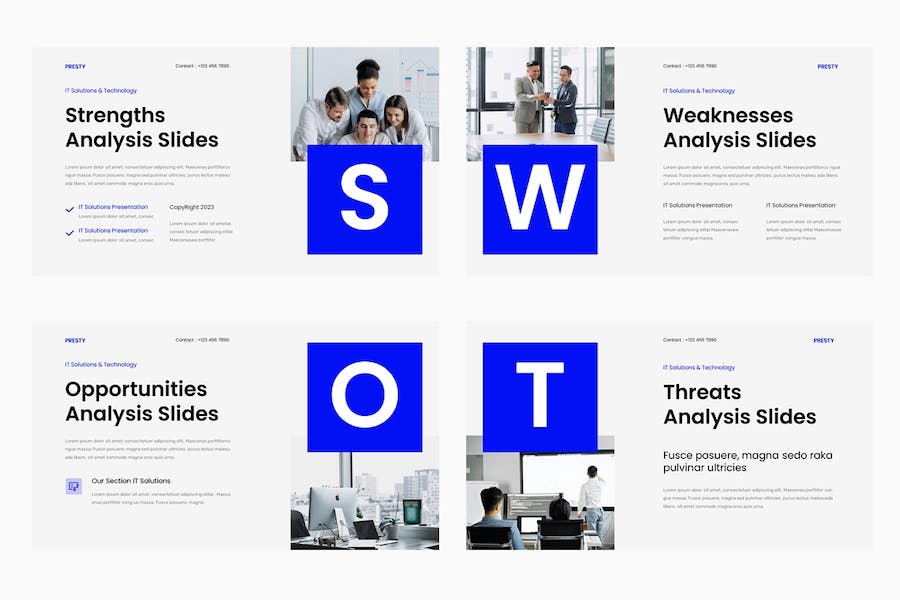 IT技术解决方案科技服务Keynote模板 - PPT派