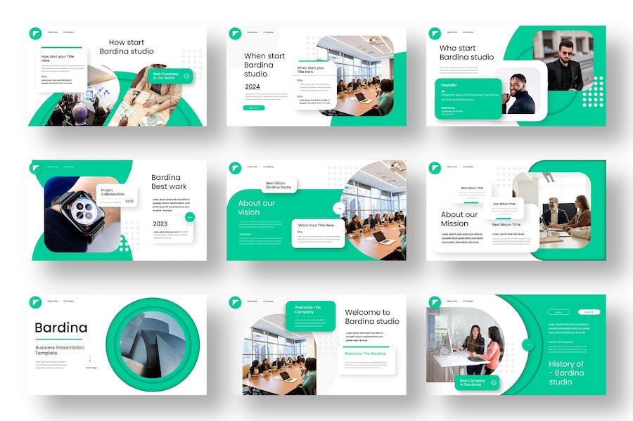 商业运营管理方案展示PPT模板 - PPT派