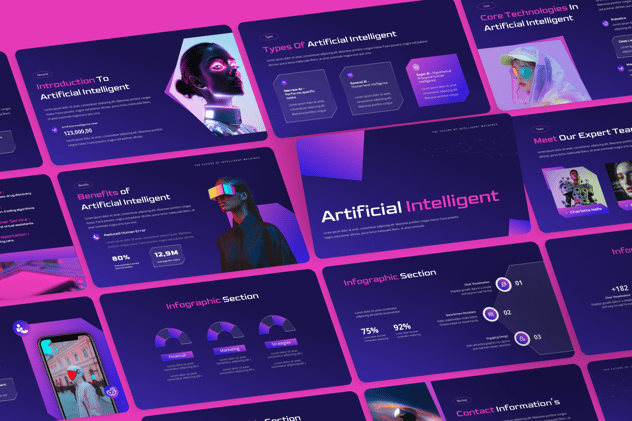 人工智能融资演讲方案Keynote模板 - PPT派