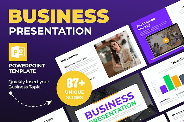 极简商业计划书项目策划PPT模板 - PPT派