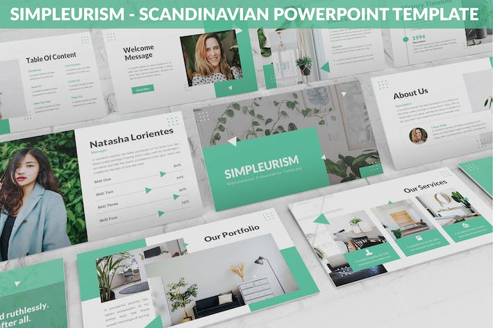 设计美学讲述展示风格应用方案PPT模板 - PPT派