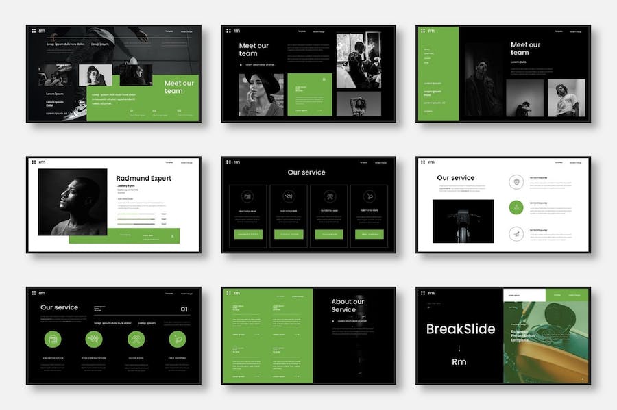 商务品牌推广营销策略市场分析PPT模板 - PPT派