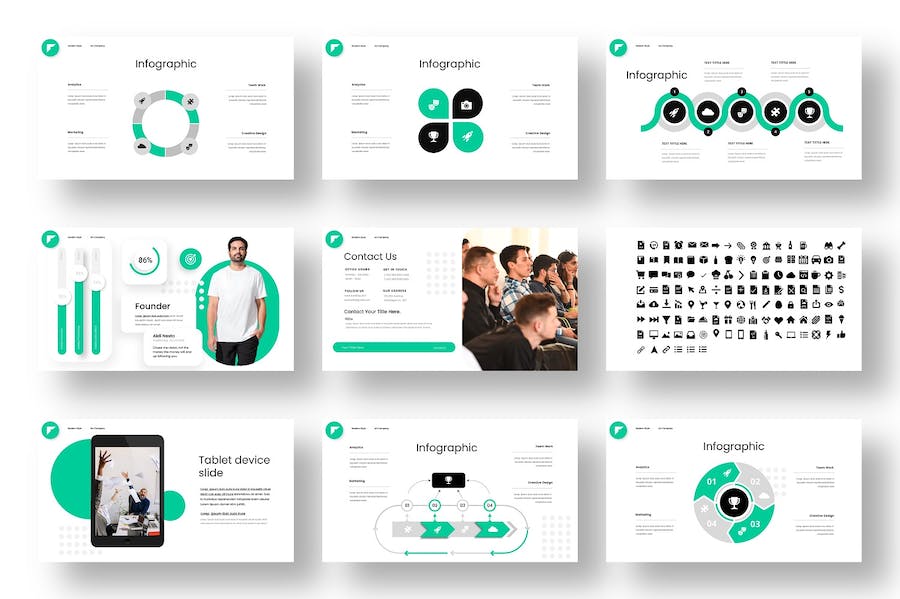 商业运营管理方案展示PPT模板 - PPT派
