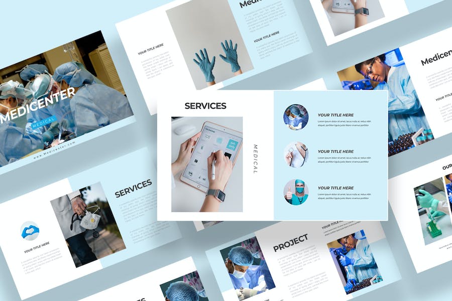医疗医学诊疗讲述展示Keynote模板 - PPT派