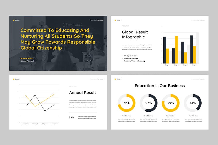 教育课程讲述展示方案Keynote模板 - PPT派