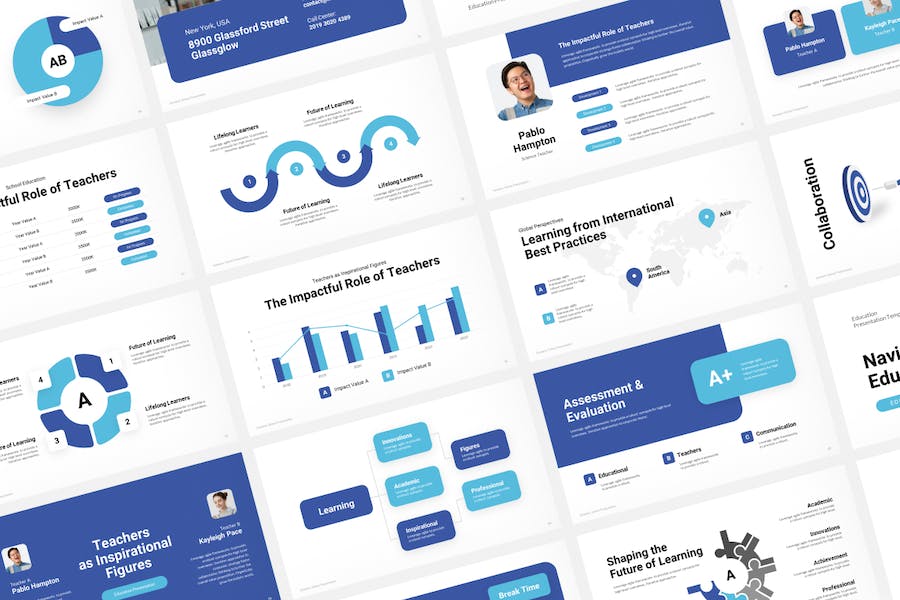 学校教育奖学金方案制度建设PPT模板 - PPT派