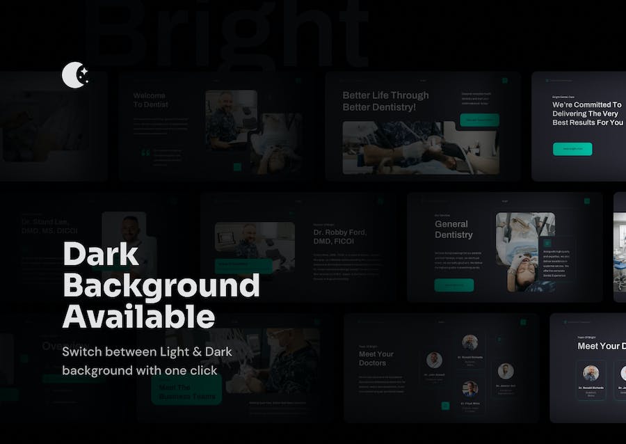 口腔牙科医疗诊疗服务讲座Keynote模板 - PPT派