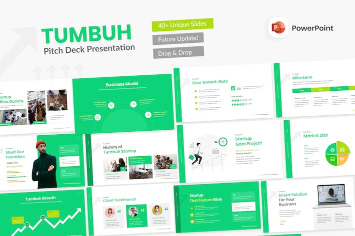 融资路演商业演讲PPT模板 - PPT派