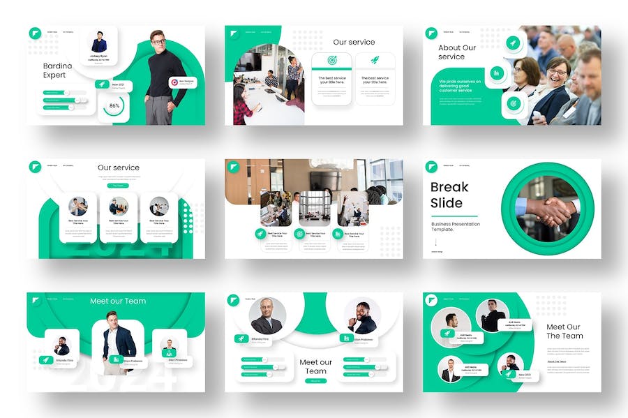 商业运营管理方案展示PPT模板 - PPT派