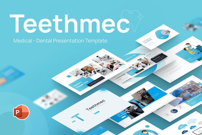 Teethmec-医疗-牙科-Powerpoint-模板 - PPT派