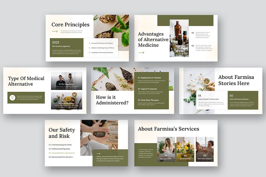 医疗替代方案选择对比Keynote模板 - PPT派